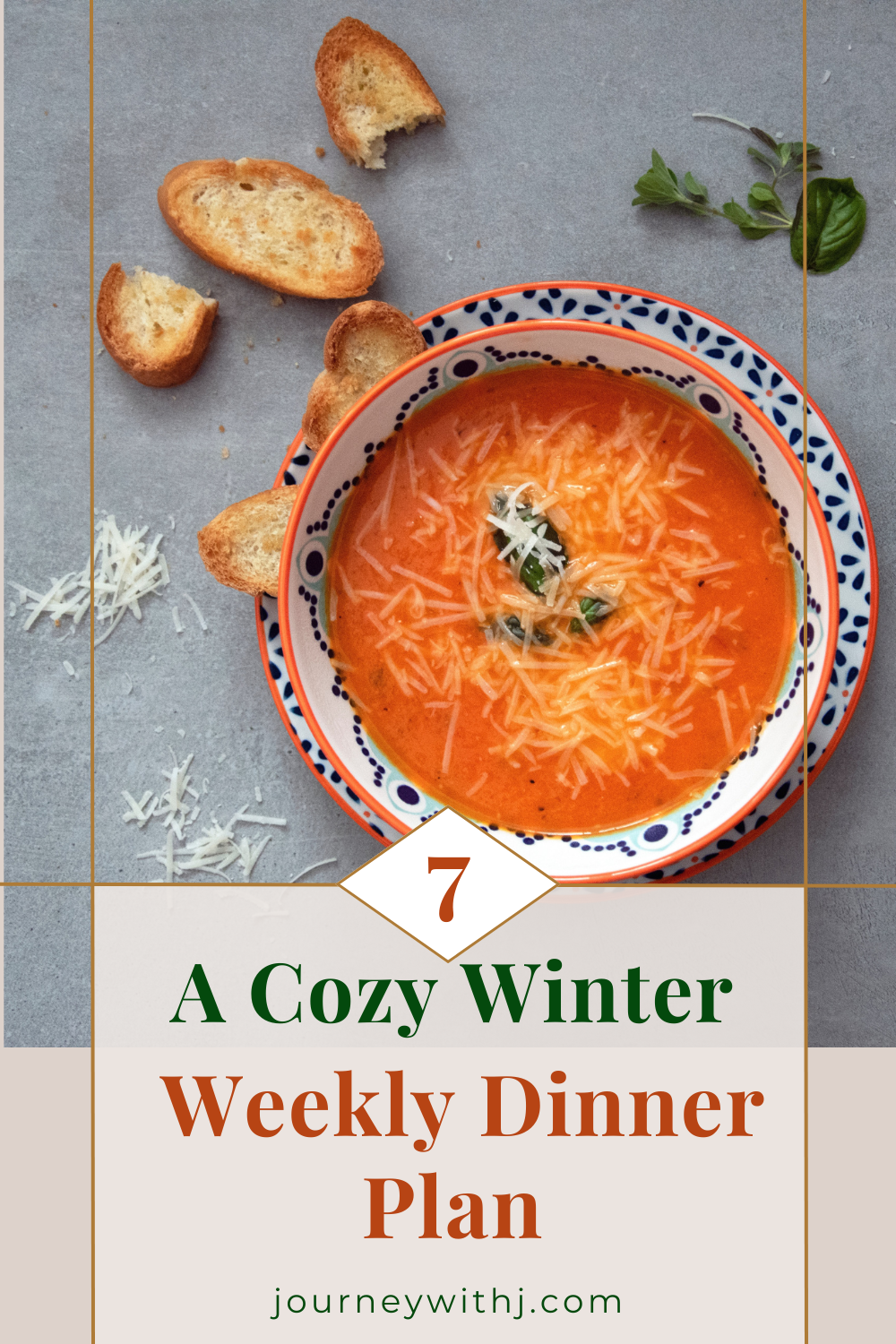 A Cozy Winter Weekly Dinner Plan
